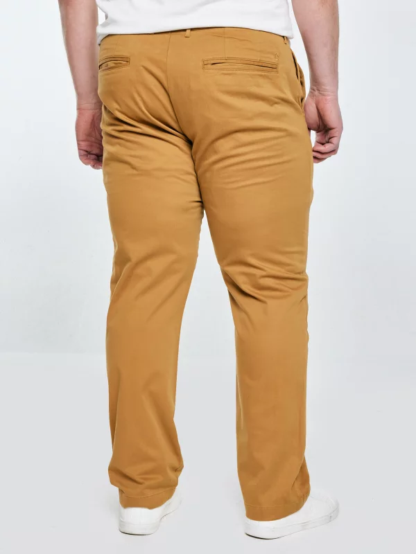 Spodnie męskie chinosy jasnobrązowe Trevor 802