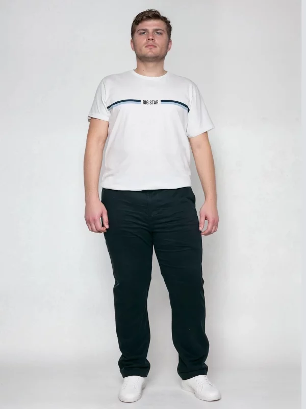 Spodnie męskie chinosy czarne Trevor 906