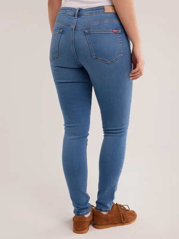 Jeansy damskie skinny niebieskie Adela 367