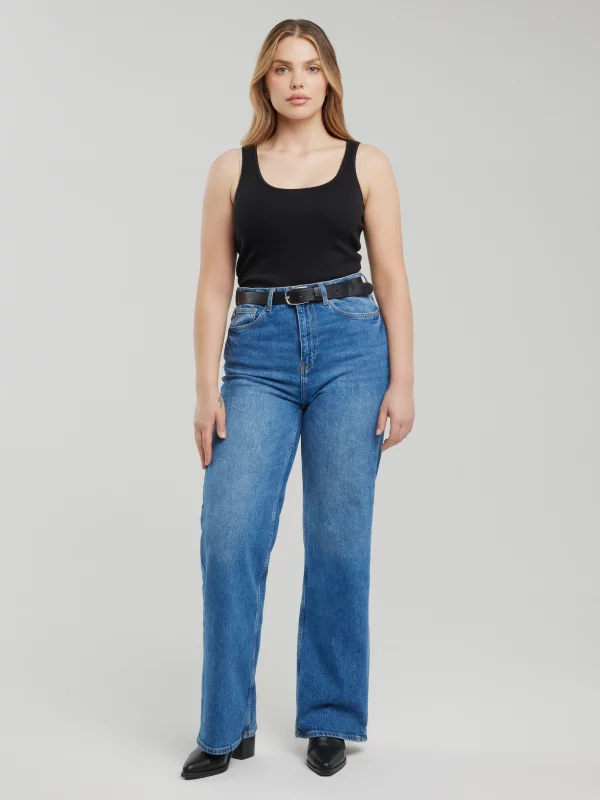 Koszulka damska na ramiączkach czarna Alena 906