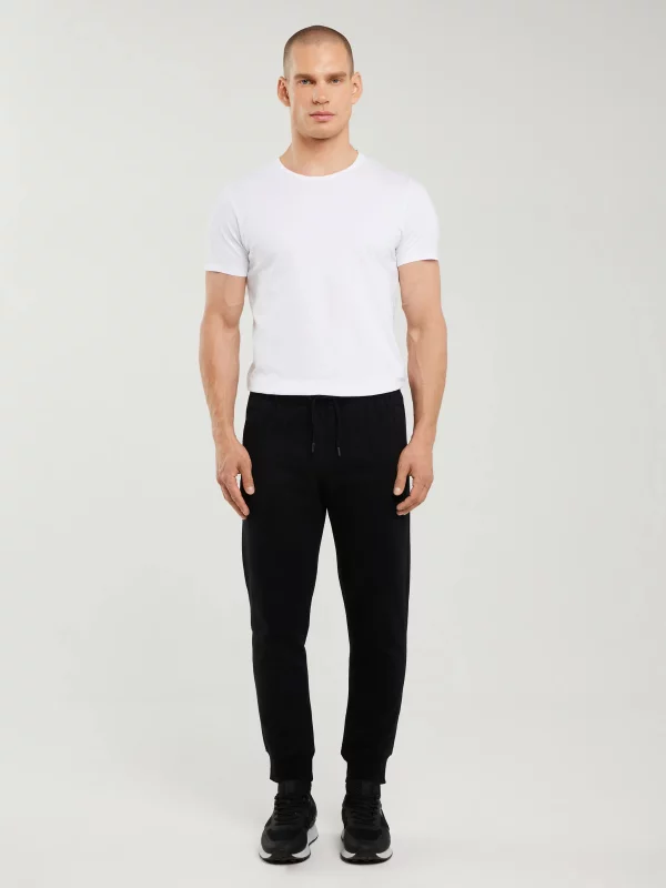 Spodnie męskie dresowe czarne Kersyn 906/ Ajron 906