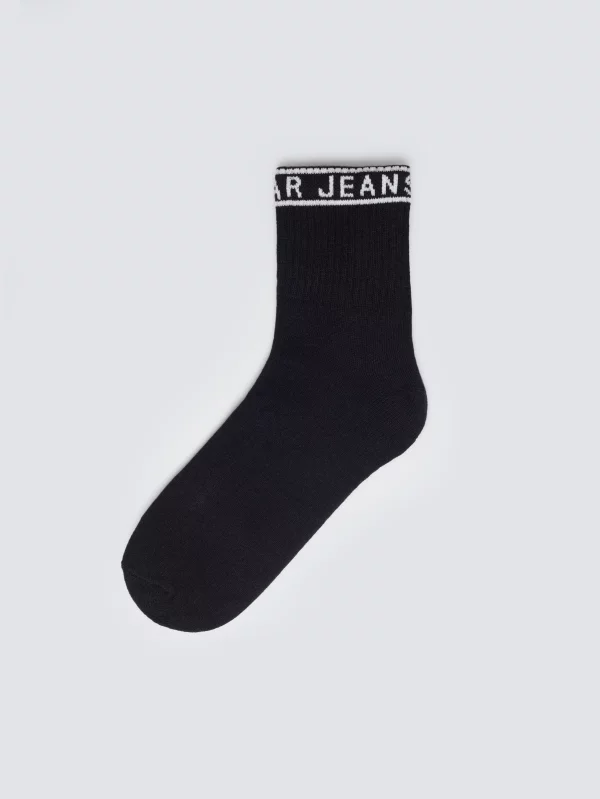 Skarpety damskie czarne Bordi 906