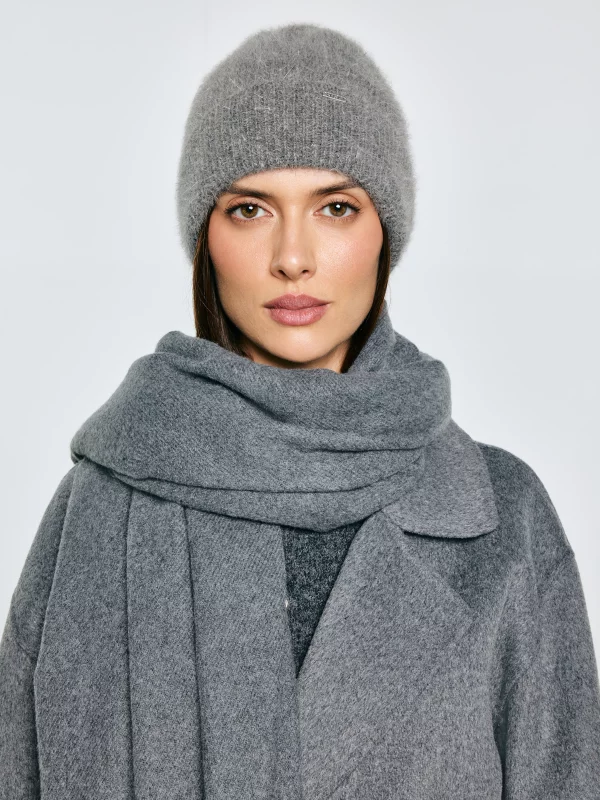 Czapka damska szara Herynia 902