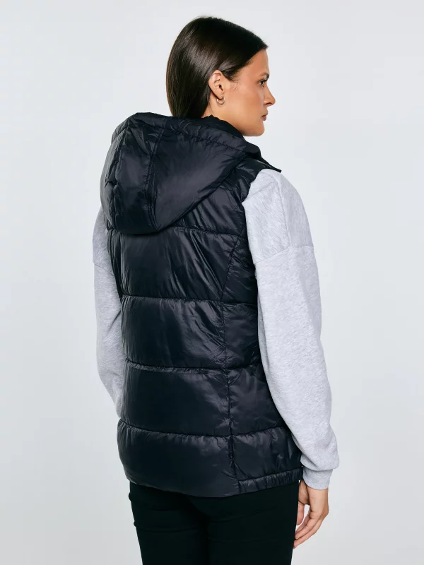 Kamizelka damska pikowana  czarna Pixana 906