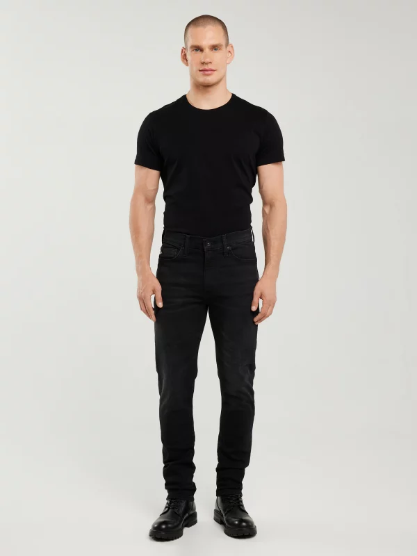Jeansy męskie czarne Terry Carrot 956
