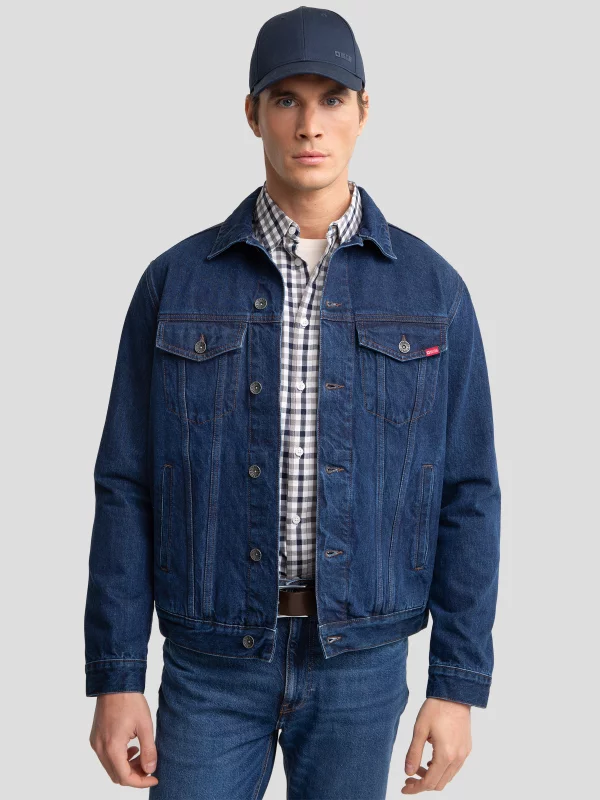 Kurtka męska jeansowa granatowa Charlie 564