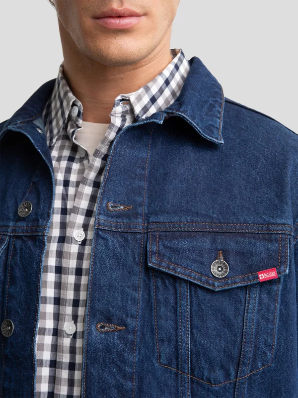 Kurtka męska jeansowa granatowa Charlie 564