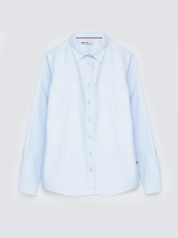 Koszula damska klasyczna błękitna Hansai 400