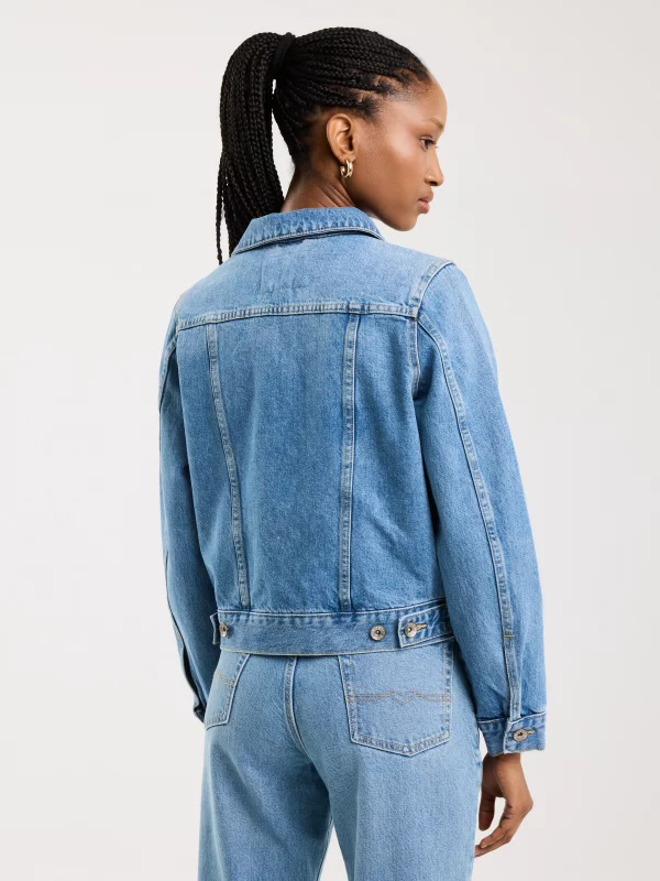 Kurtka damska jeansowa niebieska Josephine 134