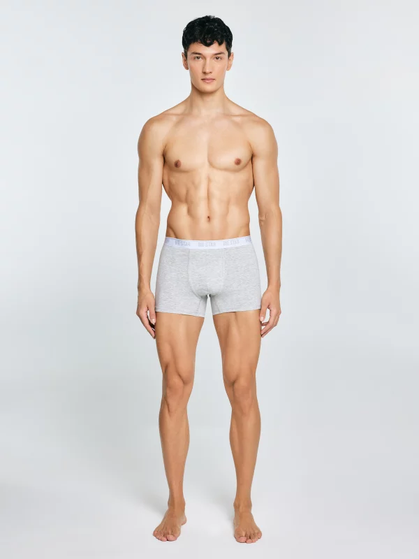 Bokserki męskie bawełniane szare Aragon 901