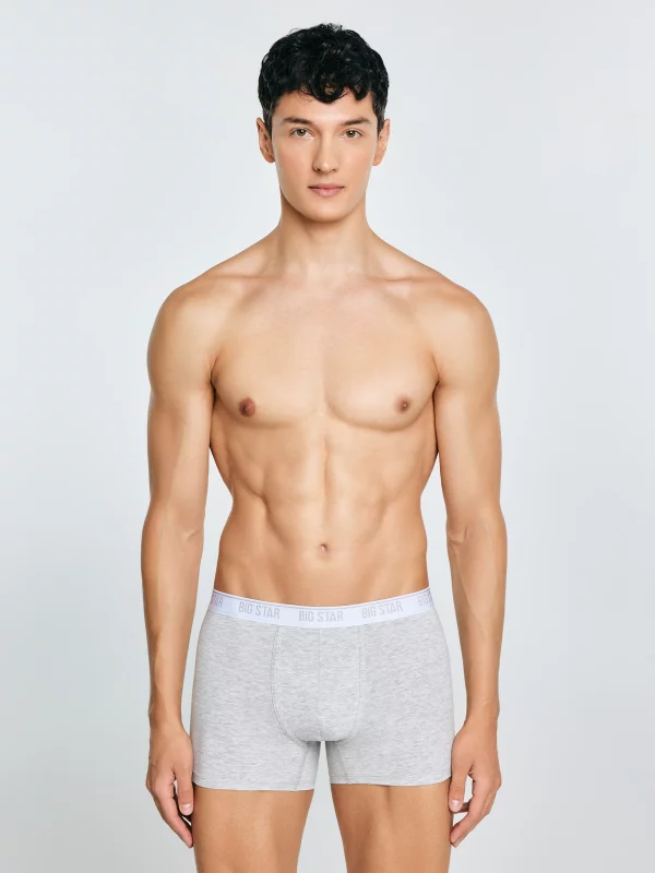 Bokserki męskie bawełniane szare Aragon 901