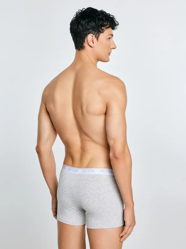 Bokserki męskie bawełniane szare Aragon 901