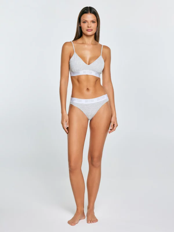 Biustonosz damski bawełniany szary Ardelia 901