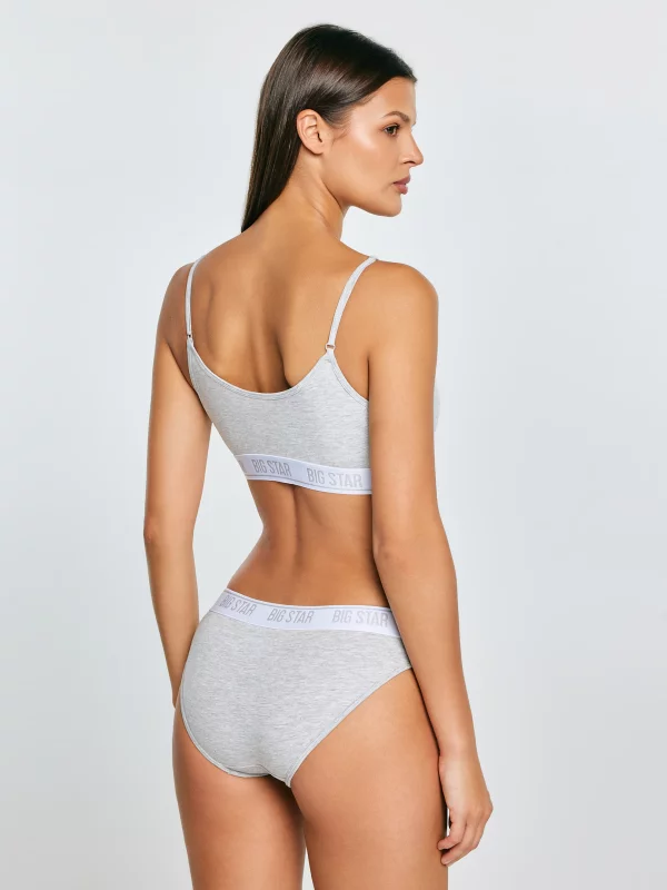 Biustonosz damski bawełniany szary Ardelia 901