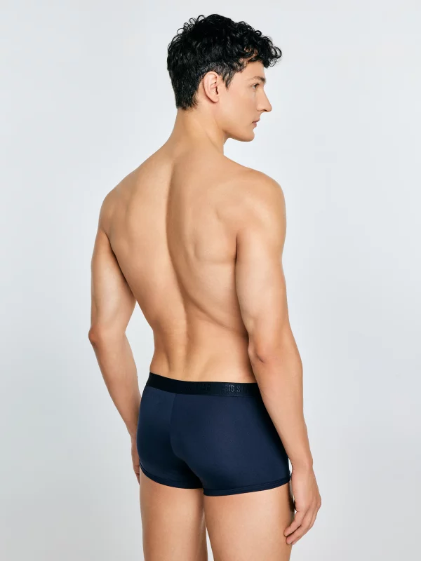 Bokserki męskie z mikrofibry stay dry granatowe Bilbo 403