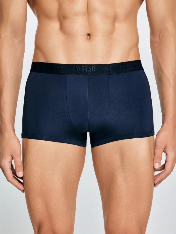 Bokserki męskie z mikrofibry stay dry granatowe Bilbo 403