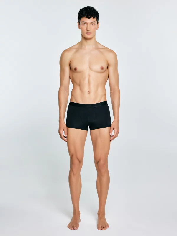 Bokserki męskie z mikrofibry stay dry czarne Bilbo 906