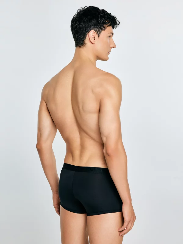 Bokserki męskie z mikrofibry stay dry czarne Bilbo 906