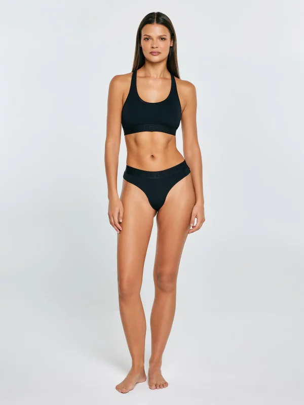 Stringi damskie czarne Harriet 906