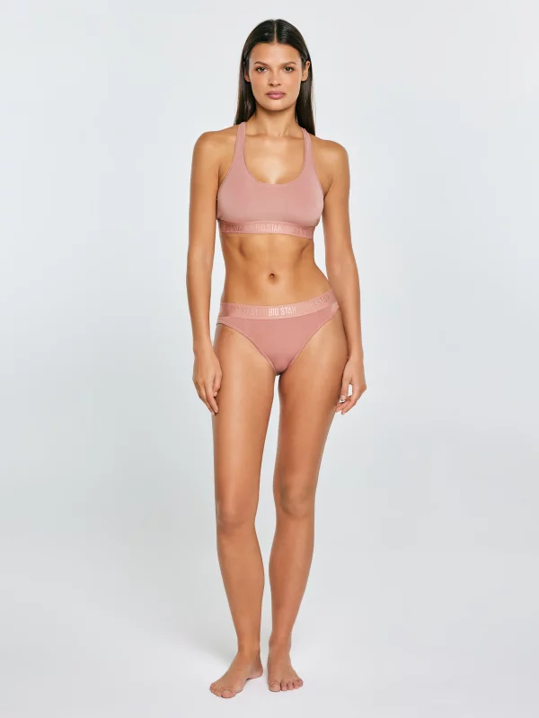 Figi damskie różowe Maria 600