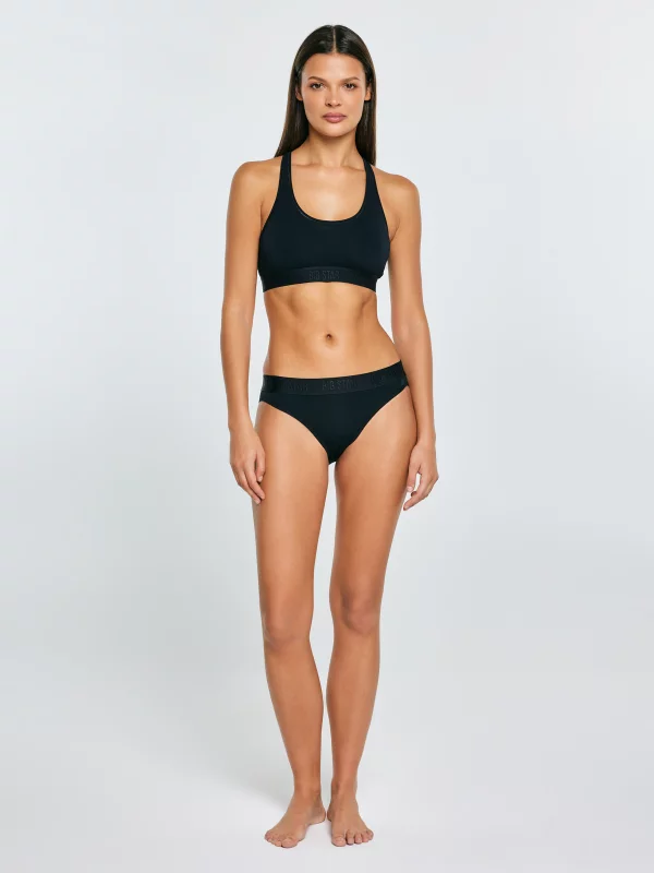 Figi damskie czarne Maria 906