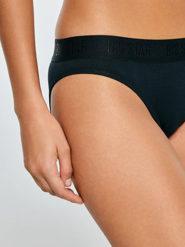 Figi damskie czarne Maria 906