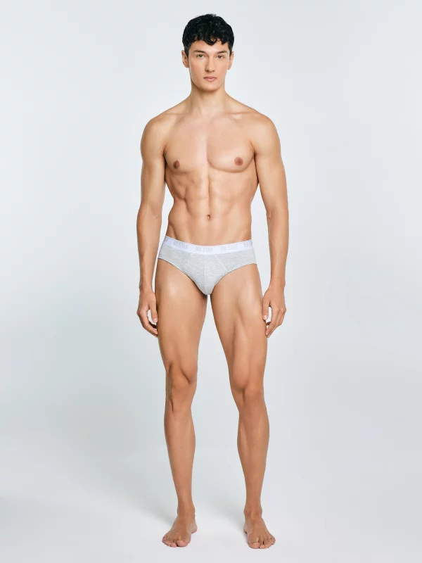 Slipy męskie bawełniane szare Gandalf 901