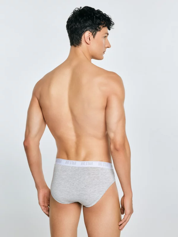 Slipy męskie bawełniane szare Gandalf 901