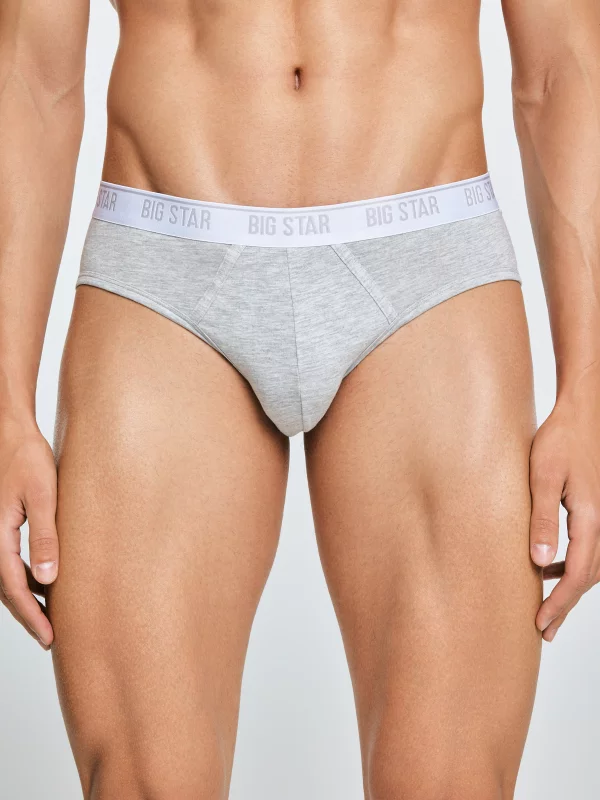 Slipy męskie bawełniane szare Gandalf 901