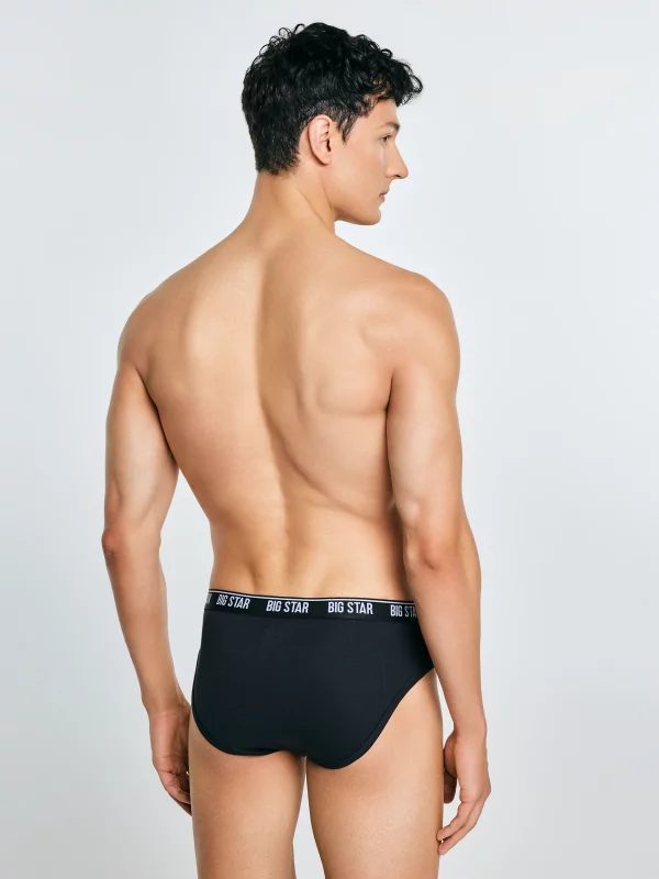 Slipy męskie bawełniane czarne Gandalf 906