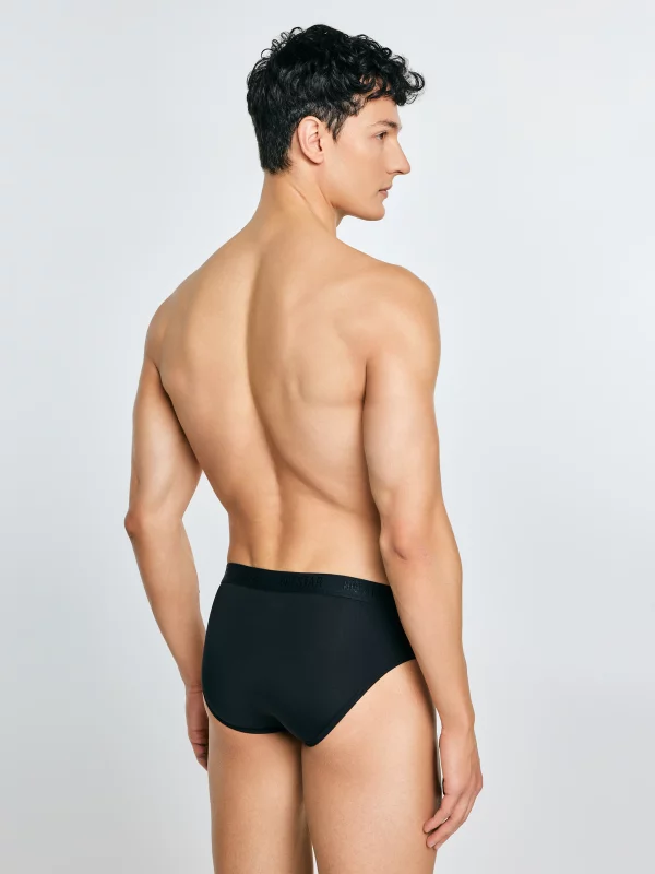 Slipy męskie z mikrofibry stay dry czarne Gimili 906