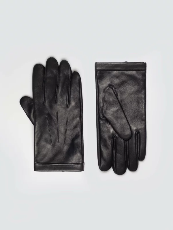 Rękawiczki męskie skórzane czarne Klasman 906