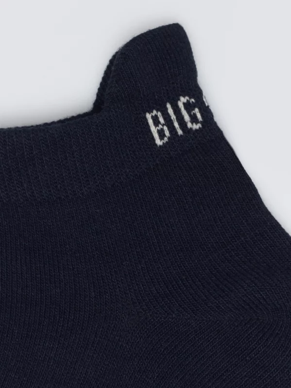 Stopki męskie z dwoma paskami granatowe Sherlock 403