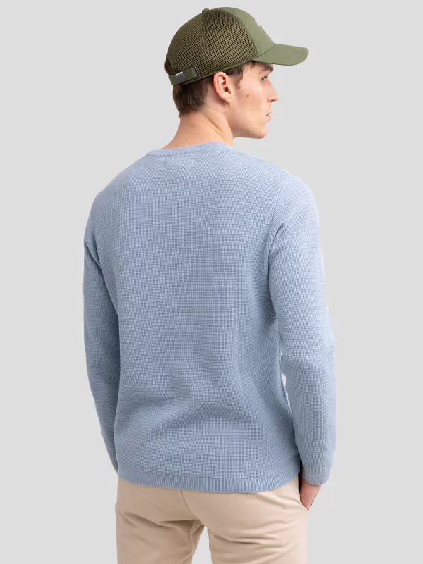 Sweter męski bawełniany błękitny Neilon 400