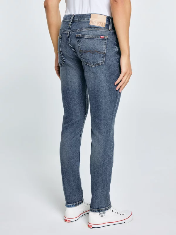 Jeansy męskie dopasowane niebieskie Terry Slim 331