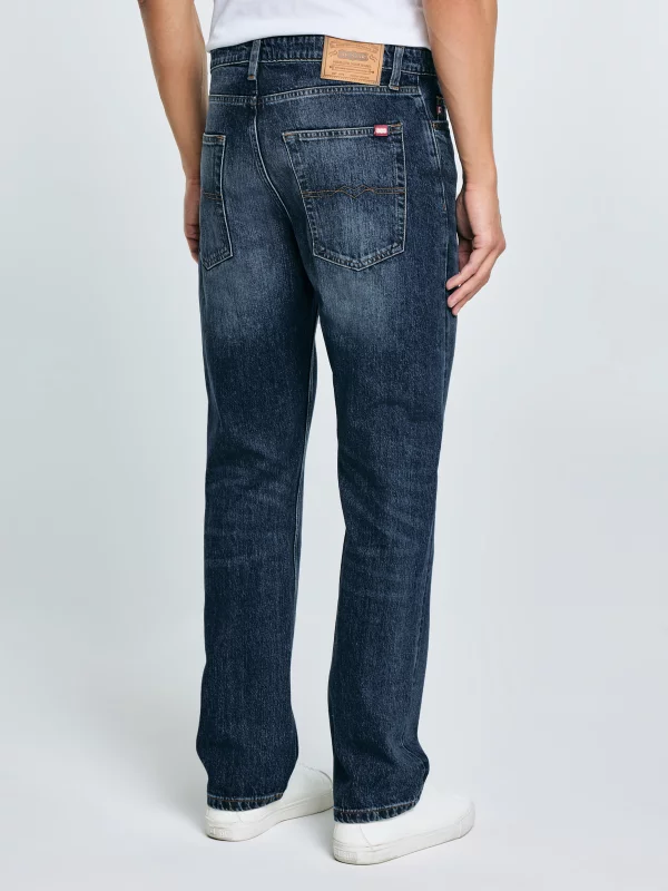 Jeansy męskie proste granatowe Colt 506