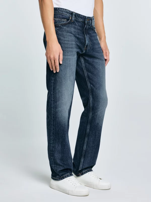 Jeansy męskie proste granatowe Colt 506