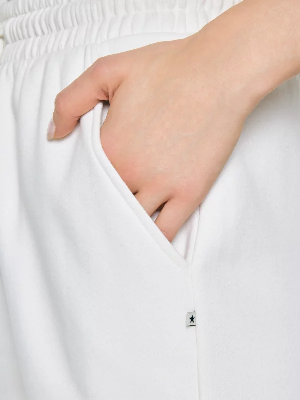 Spodnie damskie dresowe białe Fonia 100