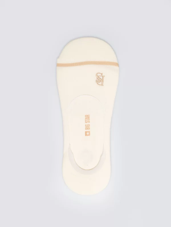 Stopki damskie bawełniane białe Nastka 100