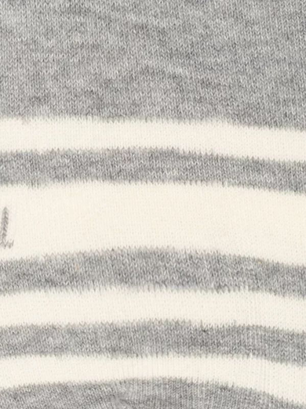 Stopki męskie z ozdobnymi paskami szare Marios 902