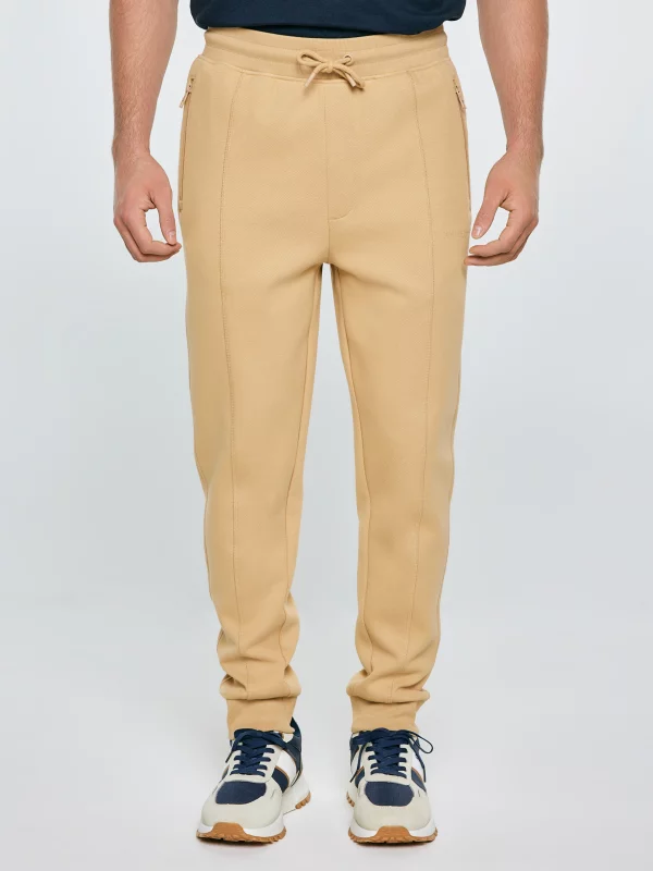 Spodnie męskie dresowe beżowe Wladorp 801