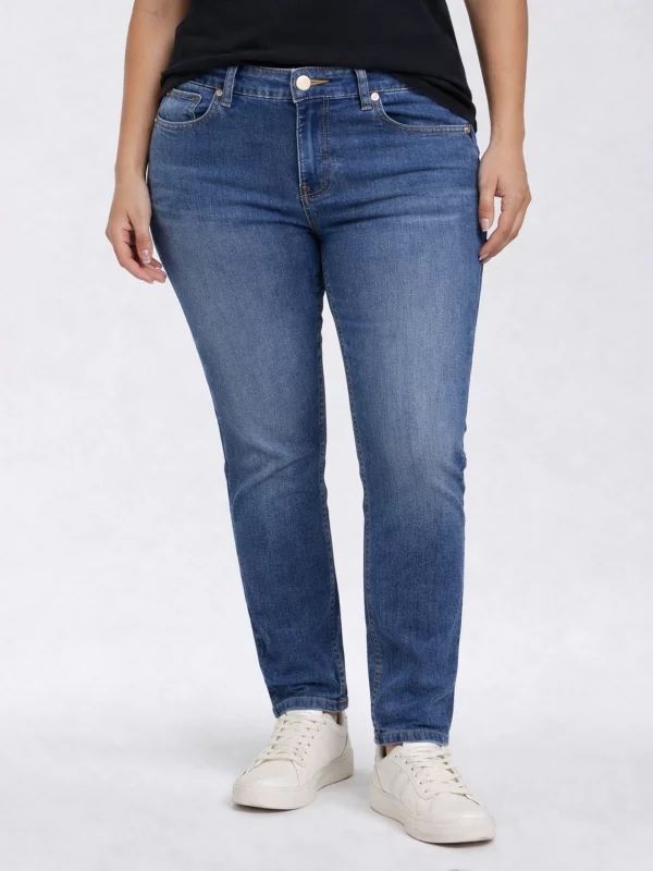 Jeansy damskie granatowe Maggie 546