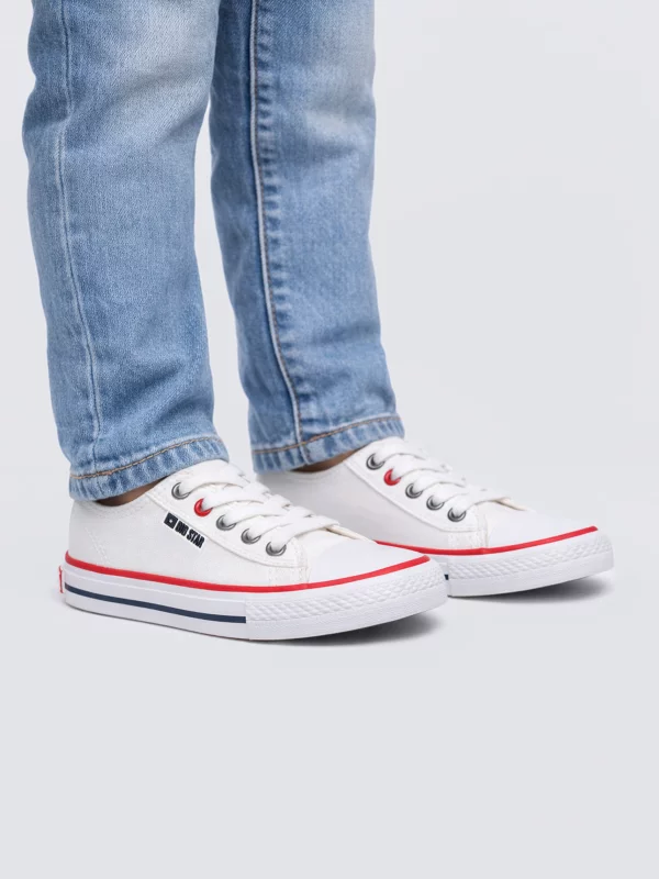 Trampki dziecięce niskie białe JJ374400 101