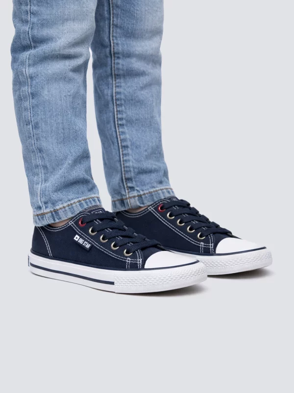 Trampki dziecięce granatowe JJ374401 403