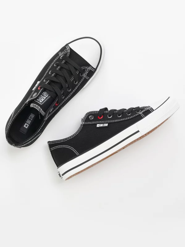 Trampki dziecięce niskie czarne JJ374403 906