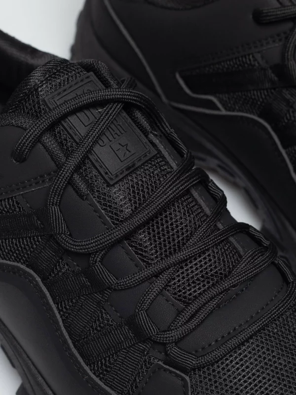 Buty męskie trekkingowe czarne SS174277 906