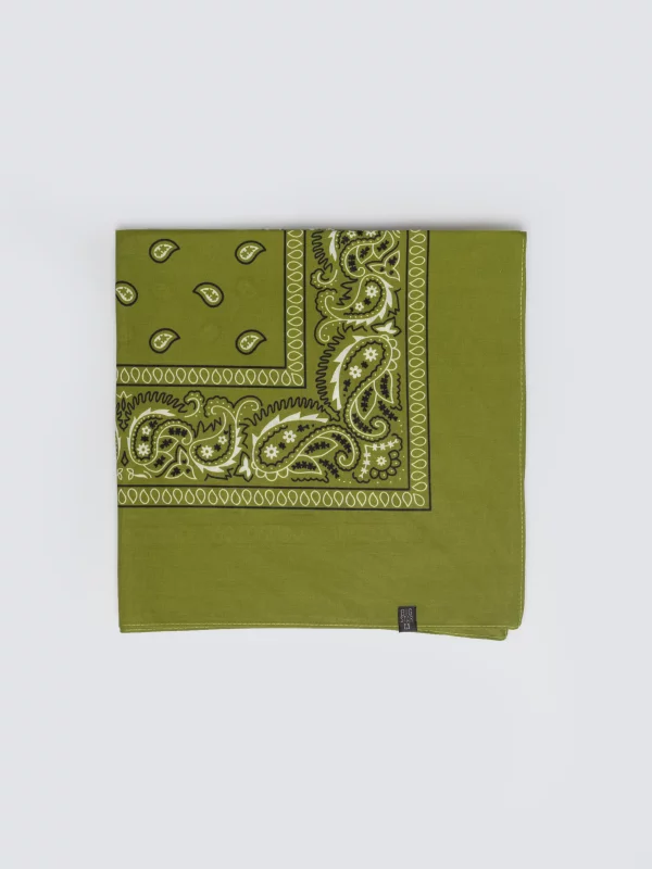 Apaszka typu bandana zielona Bandi 301