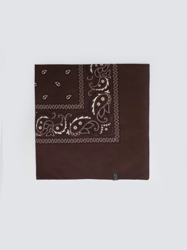Apaszka typu bandana brązowa Bandi 804
