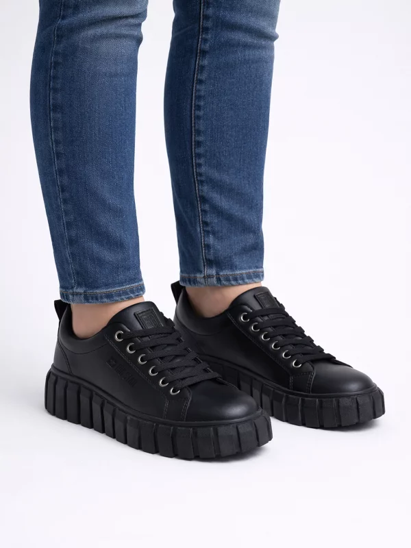 Sneakersy damskie czarne MM274617 906