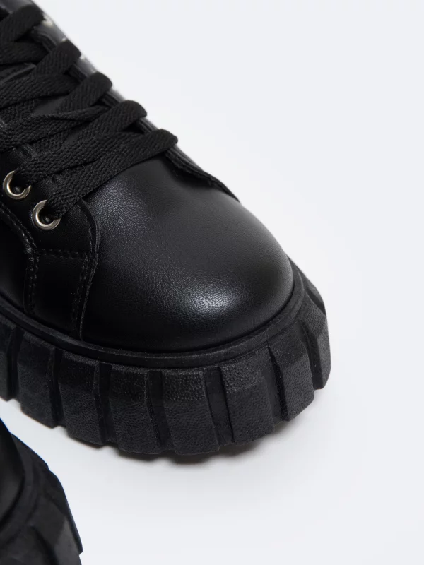 Sneakersy damskie czarne MM274617 906